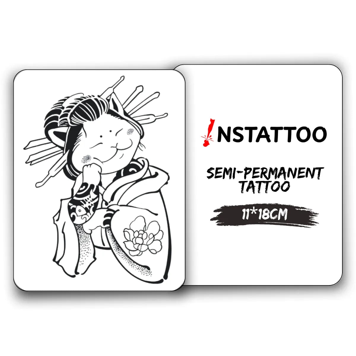 Kitsune - Semi-Permanent Tattoo