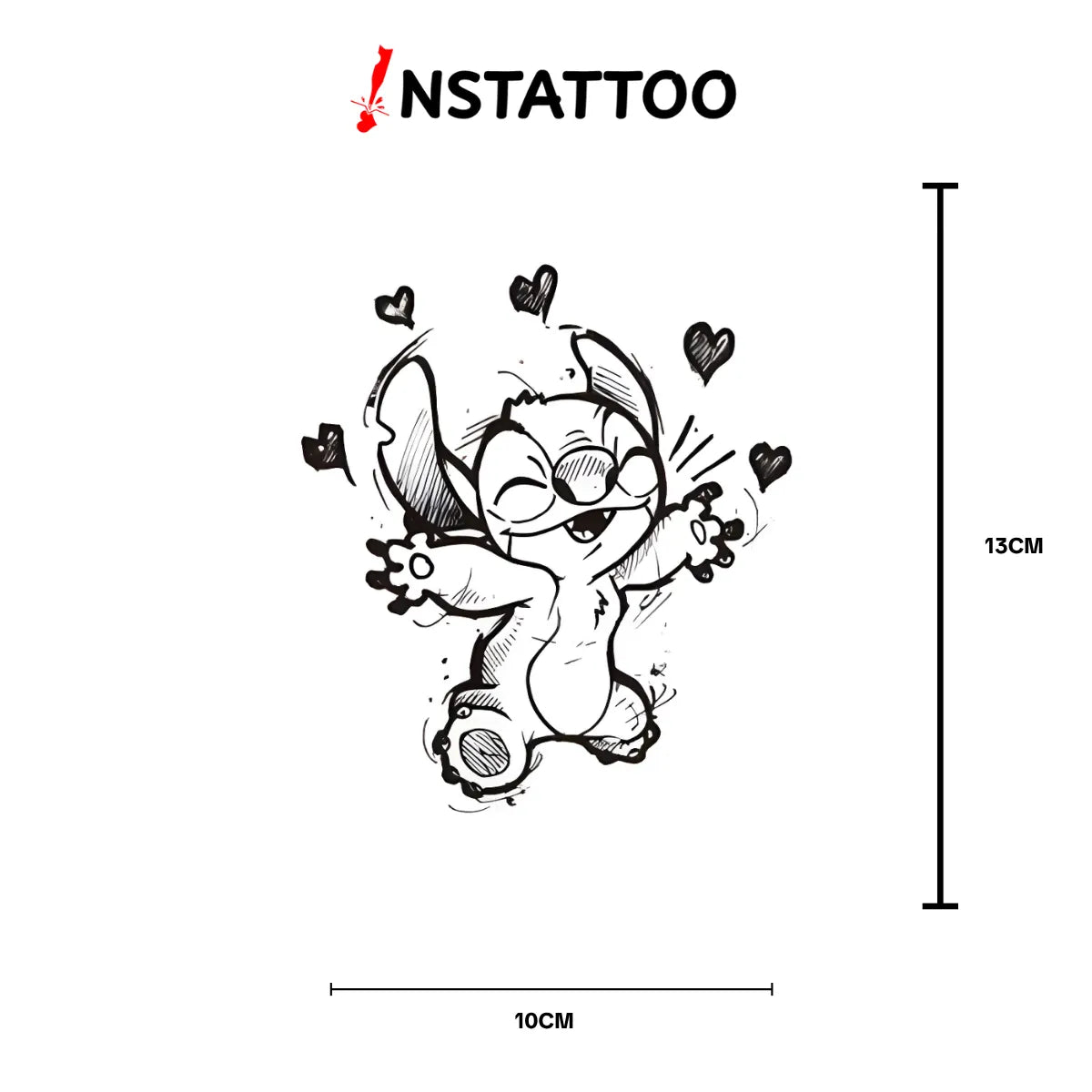 Love Stitch - Semi-Permanent Tattoo