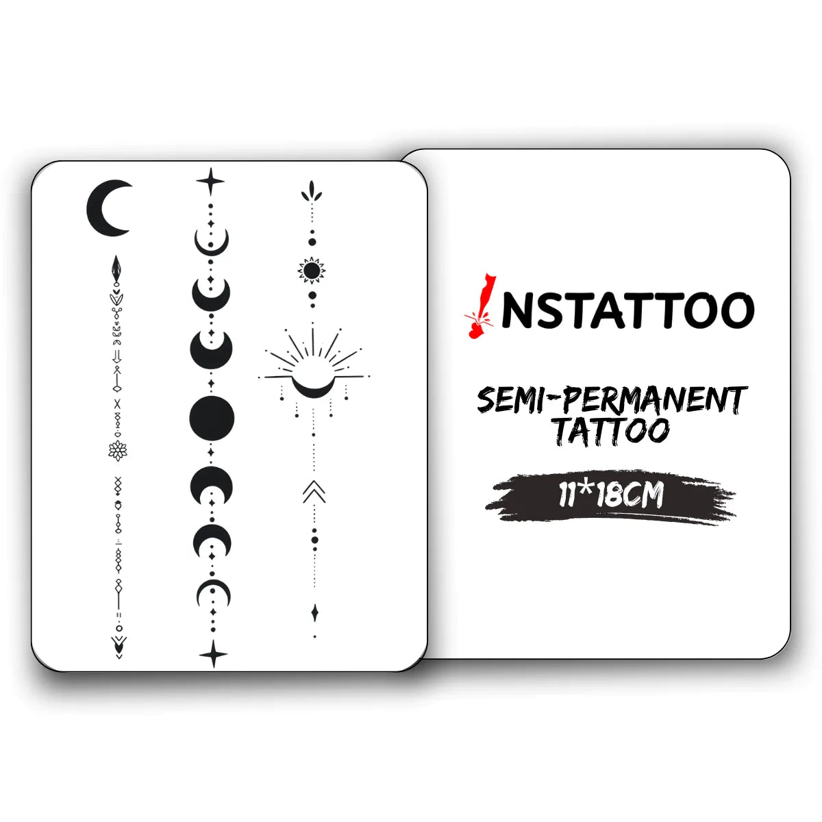 (3 Tattoo) L U N A R - Semi-Permanent Tattoo