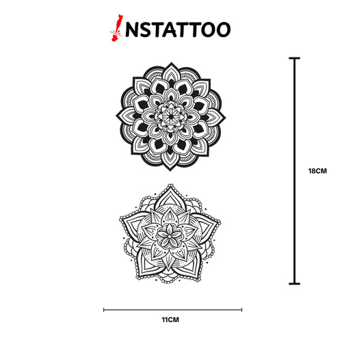 Mandala II - Semi-Permanent Tattoo