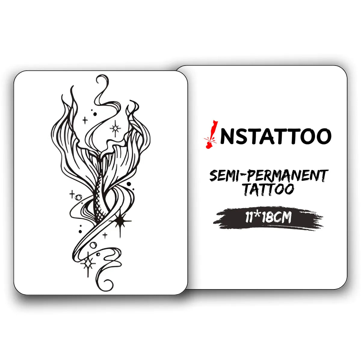 Mermaid - Semi-Permanent Tattoo