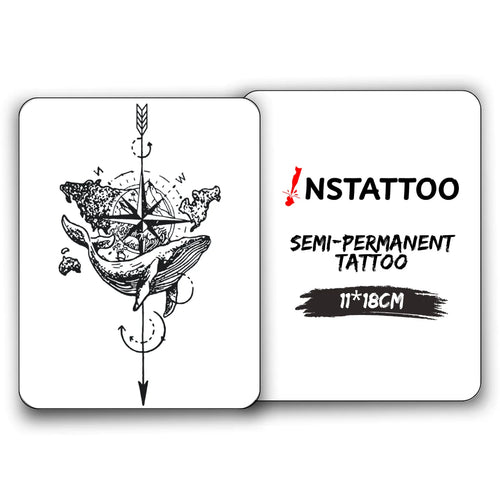 Ocean - Semi-Permanent Tattoo