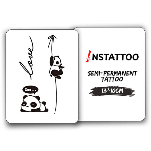 Panda - Semi-Permanent Tattoo