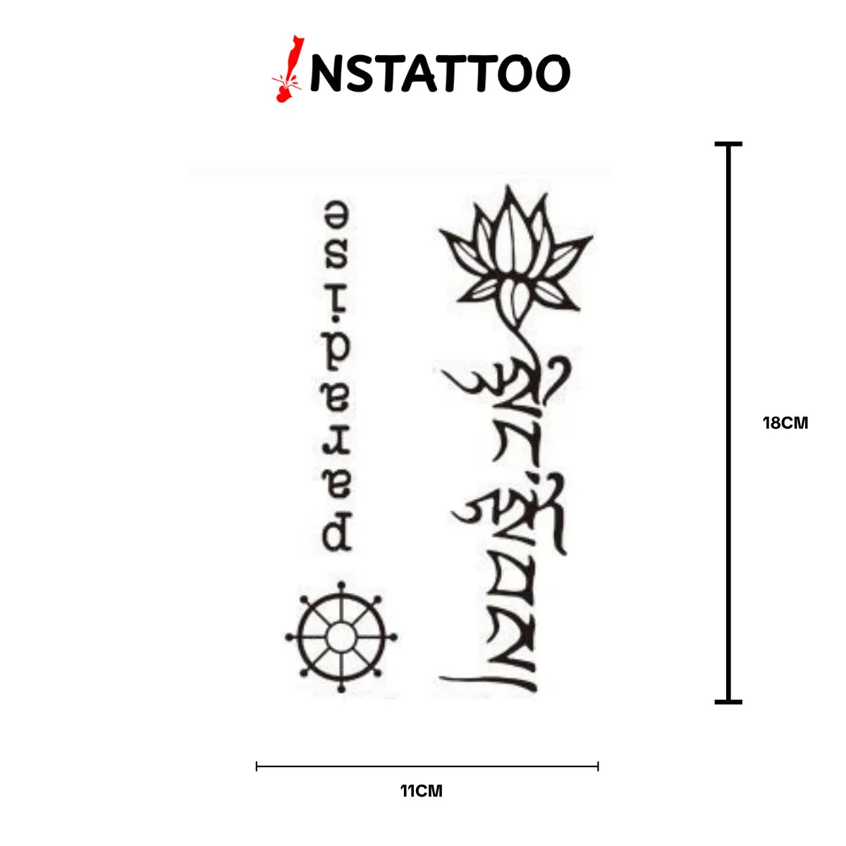 Paradise - 2 Piece - Semi-Permanent Tattoo