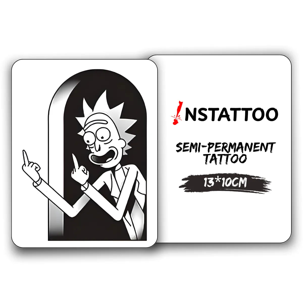 Rick - Semi-Permanent Tattoo