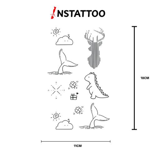 (9 Tattoo) Sweet Package 2 - Semi-Permanent Tattoo