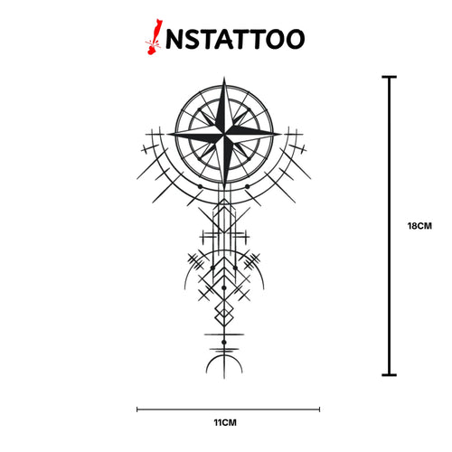 Viking Star- Semi-Permanent Tattoo