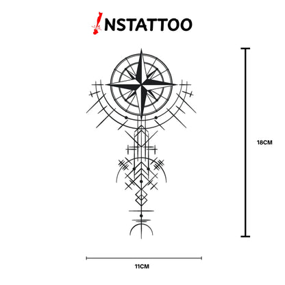 Viking Star- Semi-Permanent Tattoo